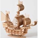 Puzzles en bois en bois à motif bateaux sur les transports 
