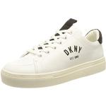 Baskets à lacets de créateur DKNY blanches à lacets Pointure 37 look casual pour femme 