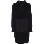 Robes de créateur DKNY noires en viscose midi Taille XS pour femme 