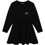 Robes à manches longues DKNY noires à logo de créateur Taille 14 ans pour fille de la boutique en ligne Miinto.fr avec livraison gratuite 