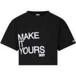 T-shirts à col rond DKNY noirs de créateur Taille 10 ans look fashion pour fille de la boutique en ligne Miinto.fr avec livraison gratuite 
