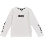 T-shirts à col rond DKNY blancs de créateur Taille 6 ans look fashion pour fille de la boutique en ligne Miinto.fr 