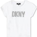 T-shirts DKNY blancs de créateur Taille 14 ans look fashion pour fille de la boutique en ligne Miinto.fr avec livraison gratuite 