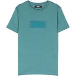 T-shirts de créateur DKNY bleus enfant bio éco-responsable Taille 16 ans en promo 