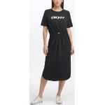 Robes de créateur DKNY noires à logo Taille M look casual pour femme 