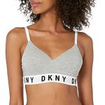 Soutiens-gorge push up de créateur DKNY blancs à logo en modal Taille L classiques pour femme 