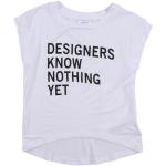 T-shirts à col rond DKNY blancs en viscose de créateur Taille 8 ans pour fille en promo de la boutique en ligne Yoox.com avec livraison gratuite 