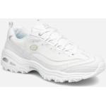 Chaussures Skechers D'Lites blanches en cuir synthétique en cuir Pointure 38,5 pour femme en promo 