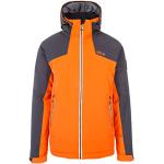 Vestes de ski Trespass orange imperméables coupe-vents respirantes avec jupe pare-neige Taille XL look fashion pour homme 