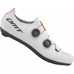Chaussures de vélo DMT blanches en fil filet légères Pointure 40,5 pour homme 