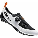 Chaussures de vélo DMT blanches en fil filet Pointure 41,5 pour homme 