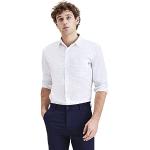 T-shirts Dockers bleus en coton à manches longues à manches longues Taille L look fashion pour homme en promo 