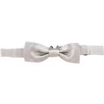 Cravates unies de créateur Dolce & Gabbana Dolce blanches à motif papillons Tailles uniques look fashion pour homme 