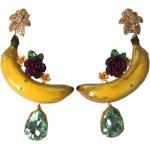Boucles d'oreilles pendantes de créateur Dolce & Gabbana Dolce multicolores en résine pour femme 