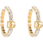 Boucles d'oreilles de créateur Dolce & Gabbana Dolce jaunes en laiton 