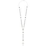 Pendentifs croix de créateur Dolce & Gabbana Dolce gris en laiton à perles 