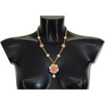Colliers de créateur Dolce & Gabbana Dolce multicolores en cristal 