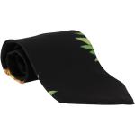 Cravates en soie de créateur Dolce & Gabbana Dolce noires à motif ananas Tailles uniques pour homme 