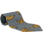 Cravates en soie de créateur Dolce & Gabbana Dolce bleues à motif banane Tailles uniques pour homme 