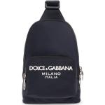 Sacs de créateur Dolce & Gabbana Dolce bleu marine en tissu en cuir 