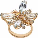 Bagues de créateur Dolce & Gabbana Dolce en or jaune en diamant 18 carats 46 pour femme 
