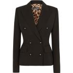 Vestes en laine de créateur Dolce & Gabbana Dolce noires à manches longues Taille XS pour femme 