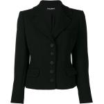 Manteaux en laine de créateur Dolce & Gabbana Dolce noirs à manches longues Taille XS pour femme 