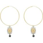 Boucles d'oreilles pendantes de créateur Dolce & Gabbana Dolce en or jaune 18 carats pour femme 