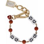 Bracelets de perles de créateur Dolce & Gabbana Dolce en laiton en promo 
