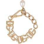 Dolce & Gabbana bracelet en chaîne à logo DG - Or