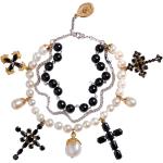 Bracelets de perles de créateur Dolce & Gabbana Dolce en or blanc à perles 18 carats pour femme 