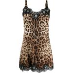 Caracos de créateur Dolce & Gabbana Dolce marron à effet léopard en dentelle Taille XS pour femme 