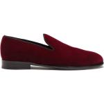 Chaussures de créateur Dolce & Gabbana Dolce rouges en cuir de veau à motif moutons en cuir à bouts ronds Pointure 41 pour homme 