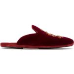 Chaussures de créateur Dolce & Gabbana Dolce rouge bordeaux en cuir en cuir à bouts en amande Pointure 41 pour homme 