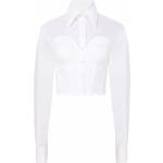 Chemises de créateur Dolce & Gabbana Dolce blanches à manches longues à manches longues Taille XXL classiques pour femme 