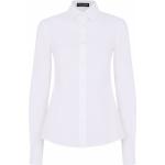 Chemises de créateur Dolce & Gabbana Dolce blanches en coton mélangé à manches longues à manches longues Taille XS classiques pour femme 