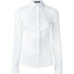 Chemises de créateur Dolce & Gabbana Dolce blanches à manches longues stretch à manches longues Taille XS classiques pour femme 