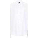 Chemises de créateur Dolce & Gabbana Dolce blanches en dentelle avec broderie à manches longues à manches longues Taille XS pour femme 