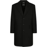 Manteaux en laine de créateur Dolce & Gabbana Dolce noirs en laine Taille L look Punk 