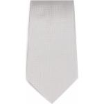 Cravates en soie de créateur Dolce & Gabbana Dolce blanches à carreaux métalliques à motif papillons Tailles uniques pour homme 