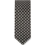 Cravates en soie de créateur Dolce & Gabbana Dolce noires à motif papillons Tailles uniques pour homme 