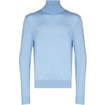 Pulls de créateur Dolce & Gabbana Dolce bleus à mailles à manches longues à col roulé Taille XS pour homme 