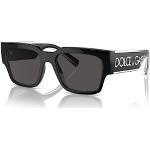 Lunettes de Soleil Dolce & Gabbana DG 6184 Shiny Black/Grey 52/18/145 homme