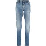 Jeans droits de créateur Dolce & Gabbana Dolce bleu ciel stretch Taille 3 XL W48 pour homme 