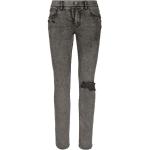 Jeans droits de créateur Dolce & Gabbana Dolce gris clair stretch Taille 3 XL W44 classiques pour homme en promo 