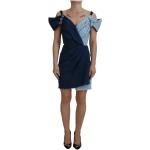 Mini robes de créateur Dolce & Gabbana Dolce bleues en denim minis Taille XXS pour femme 