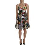 Mini robes de créateur Dolce & Gabbana Dolce multicolores patchwork en popeline minis Taille L pour femme 