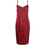 Robes d'été de créateur Dolce & Gabbana Dolce rouges à effet léopard mi-longues Taille XS look fashion pour femme 
