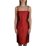 Robes en soie de soirée de créateur Dolce & Gabbana Dolce rouges Taille M pour femme 