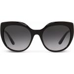 Dolce & Gabbana Eyewear lunettes de soleil à monture papillon - Noir